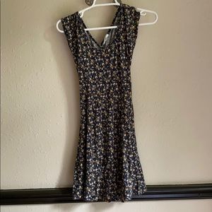 Flower dress open back size S